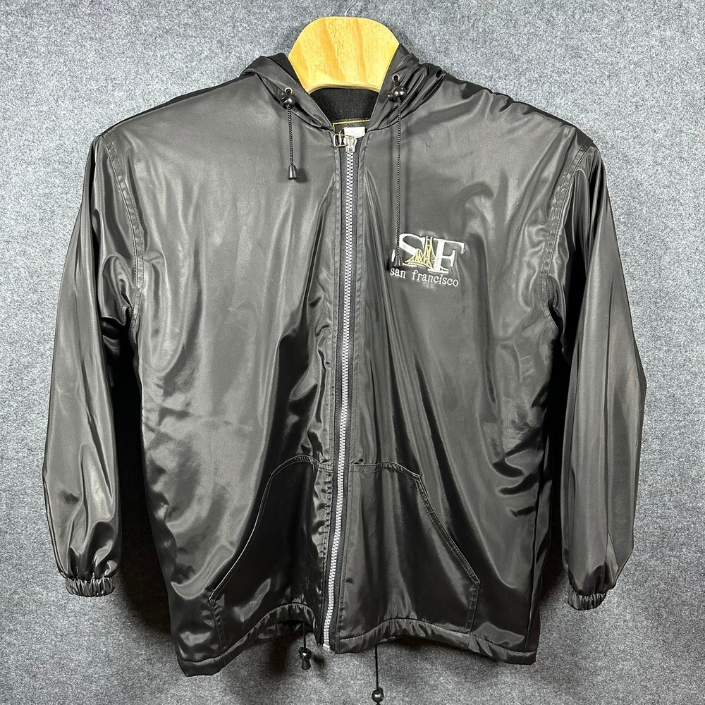 Cheneral San Francisco Embroidered Hooded Jacket Mens M